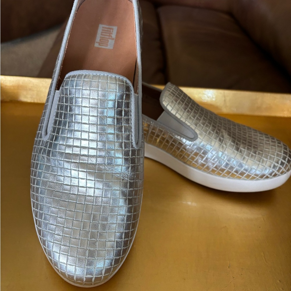 Fitflop Silver Loafers